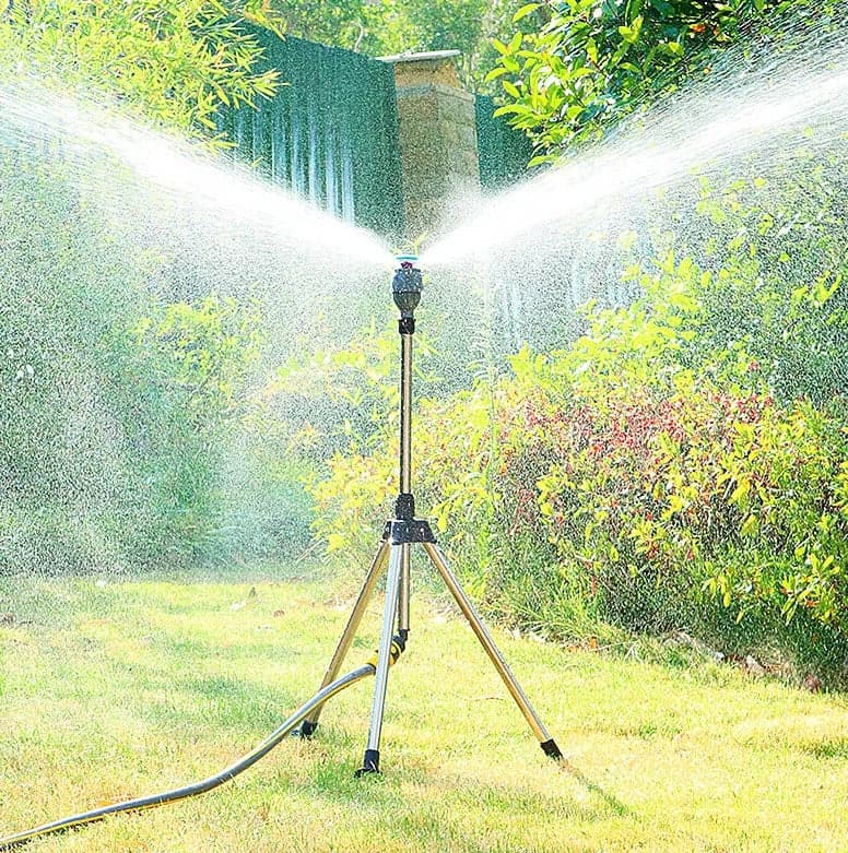 Pulvérisateur à trépied rotatif en acier inoxydable