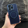 Coque magnétique transparente et antichoc pour iPhone