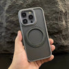 Coque magnétique transparente et antichoc pour iPhone