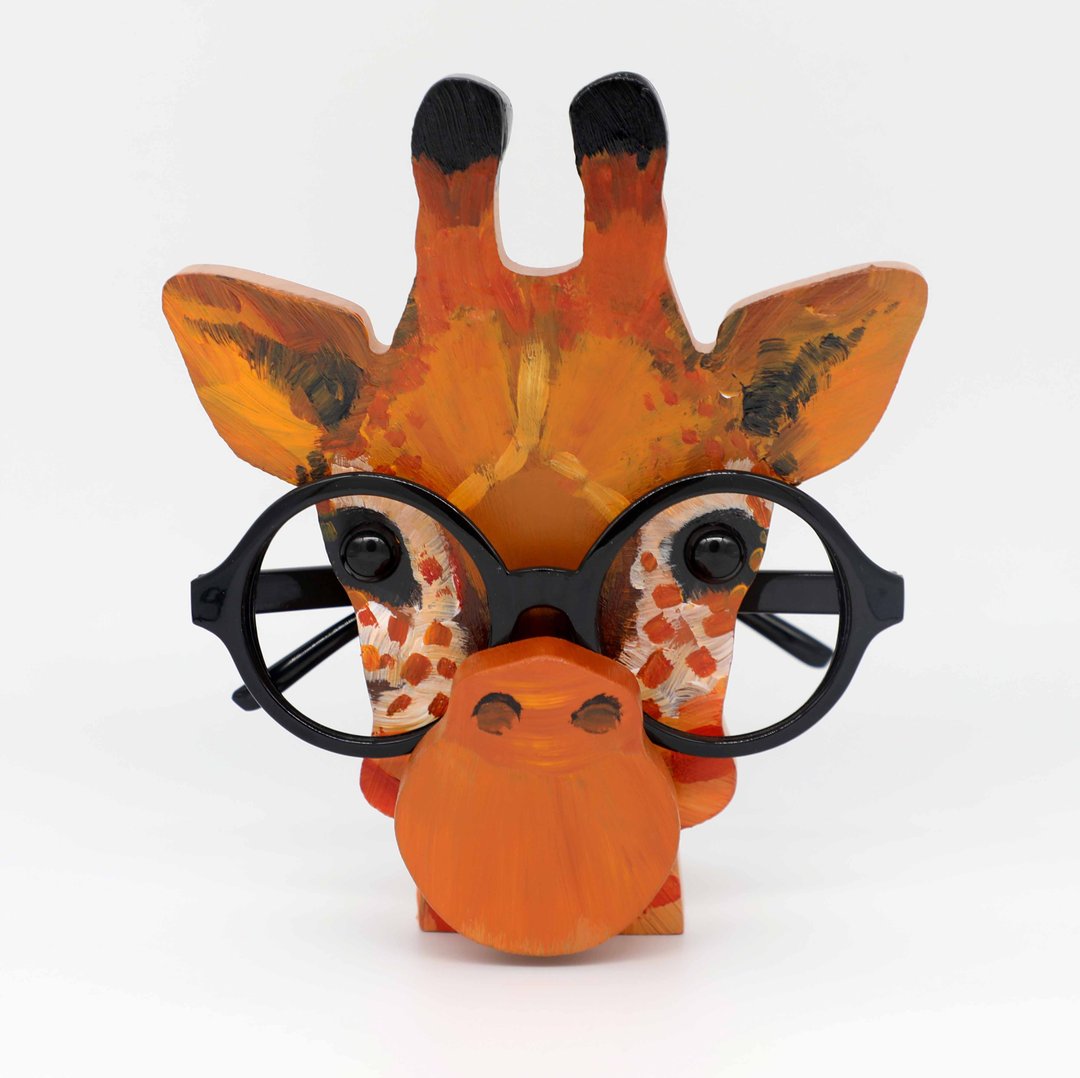 Porte-lunettes Minimals fait main avec motif d'animaux mignons