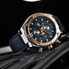 Montre chronographe sport multifonction à quartz