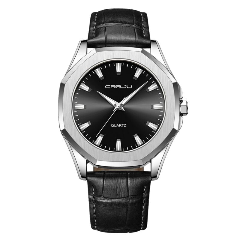 Montre à quartz minimaliste et décontractée