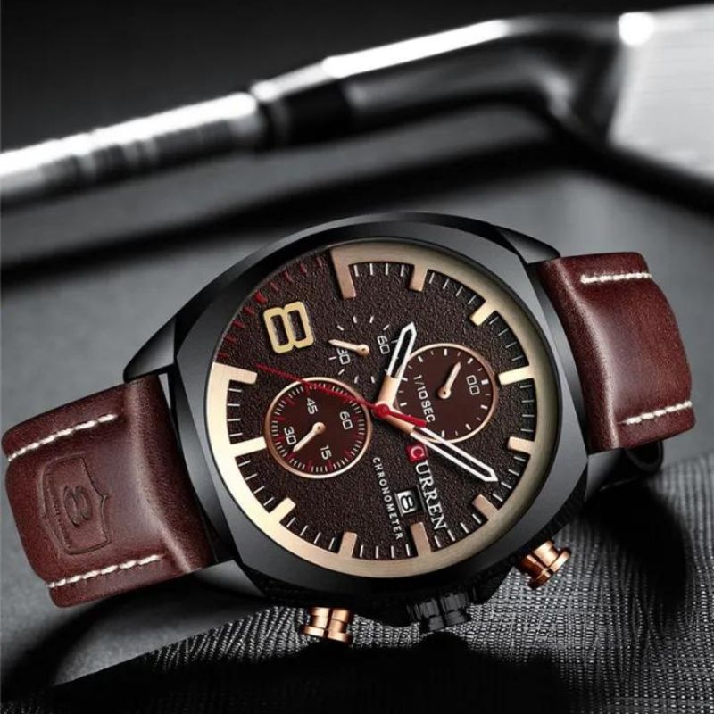 Montre militaire étanche à chronographe de sport