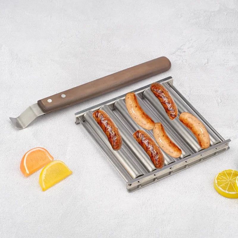 Simaka Saucisse parfaitement cuite sur le gril
