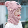 Masque chaud Bonnet chaud coupe-vent avec écharpe