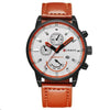 Montre à quartz sport et décontractée