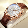 Montre chronographe lumineuse à quartz