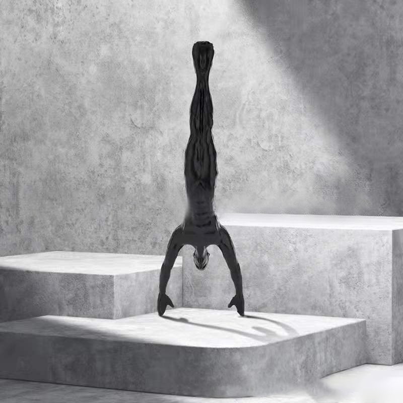 Statues de murs d'escalade