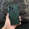 Coque magnétique transparente et antichoc pour iPhone