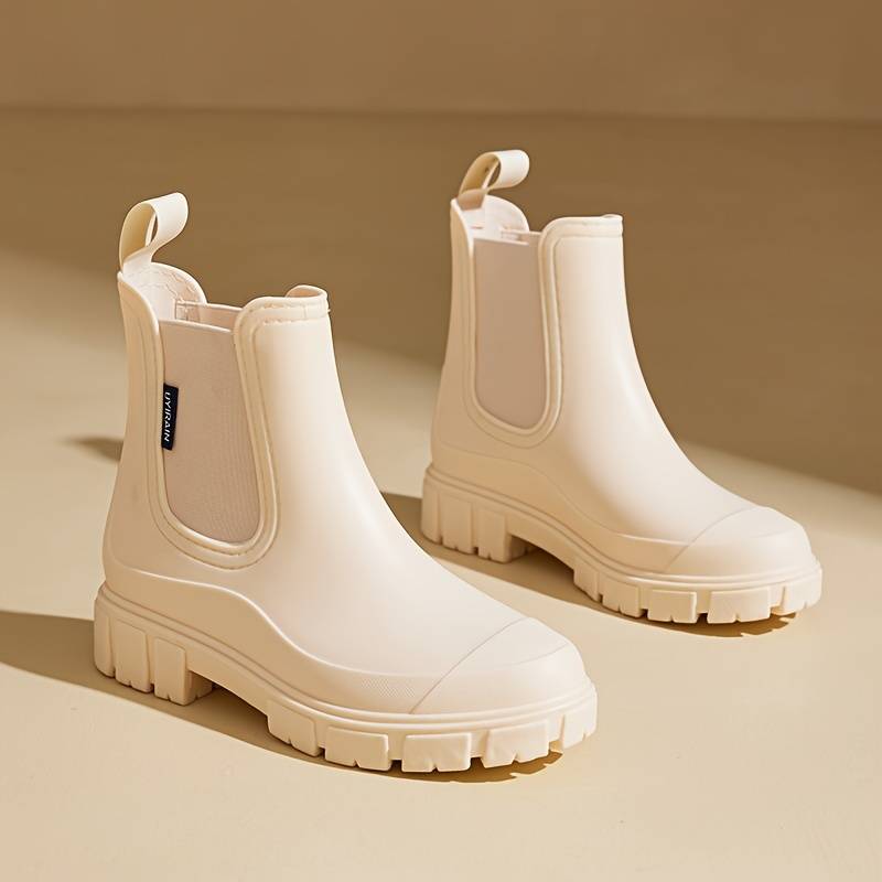Bottes d'eau Waterproof Fashion Ankle Boots
