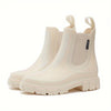 Bottes d'eau Waterproof Fashion Ankle Boots