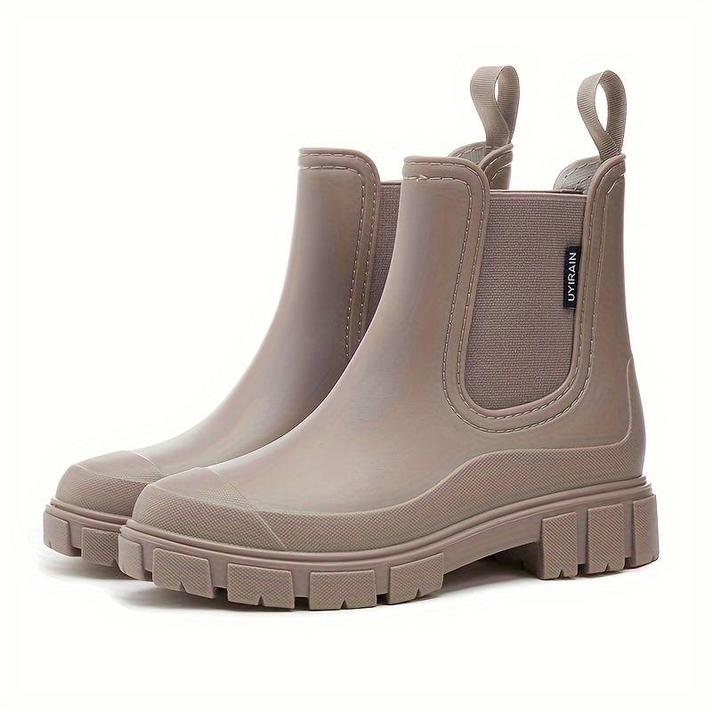 Bottes d'eau Waterproof Fashion Ankle Boots