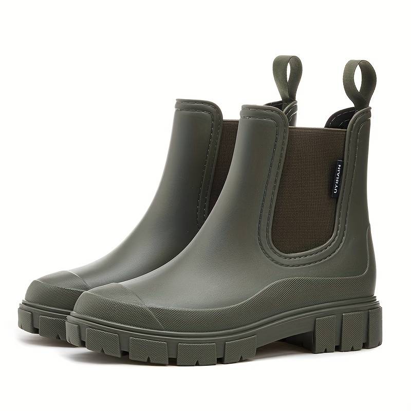 Bottes d'eau Waterproof Fashion Ankle Boots