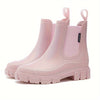 Bottes d'eau Waterproof Fashion Ankle Boots