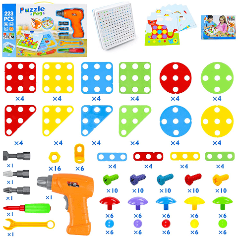 Jeu Montessori pour enfants pour la créativité et la logique