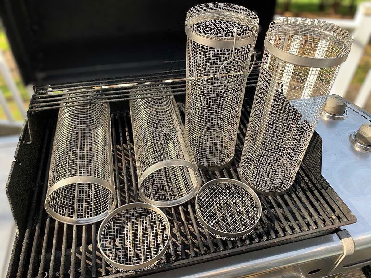 Grille de barbecue portable en acier inoxydable