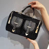 Sac à main en paillette irisée avec strass