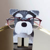 Porte-lunettes Minimals fait main avec motif d'animaux mignons