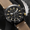 Montre chronographe à cadran et quartz