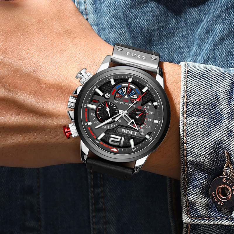 Montre militaire durable à quartz