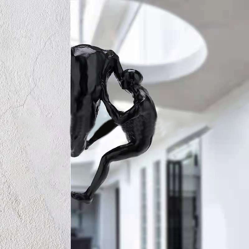 Statues de murs d'escalade