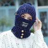 Masque chaud Bonnet chaud coupe-vent avec écharpe
