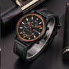 Montre à quartz sport et décontractée