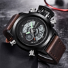Montre chronographe de mode à double heure