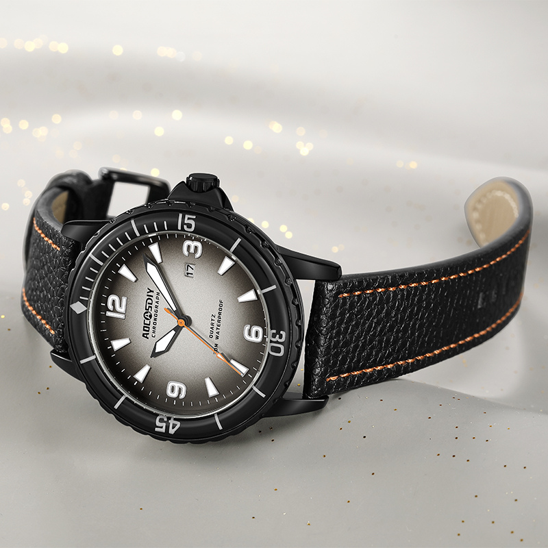 Montre casual à bracelet en cuir