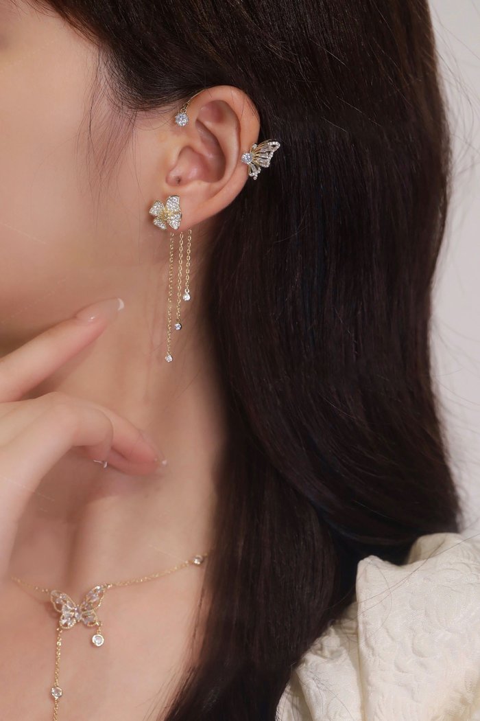 Boucles d'oreilles papillon Marta