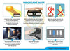 Smart Light Lampe murale solaire à triple led