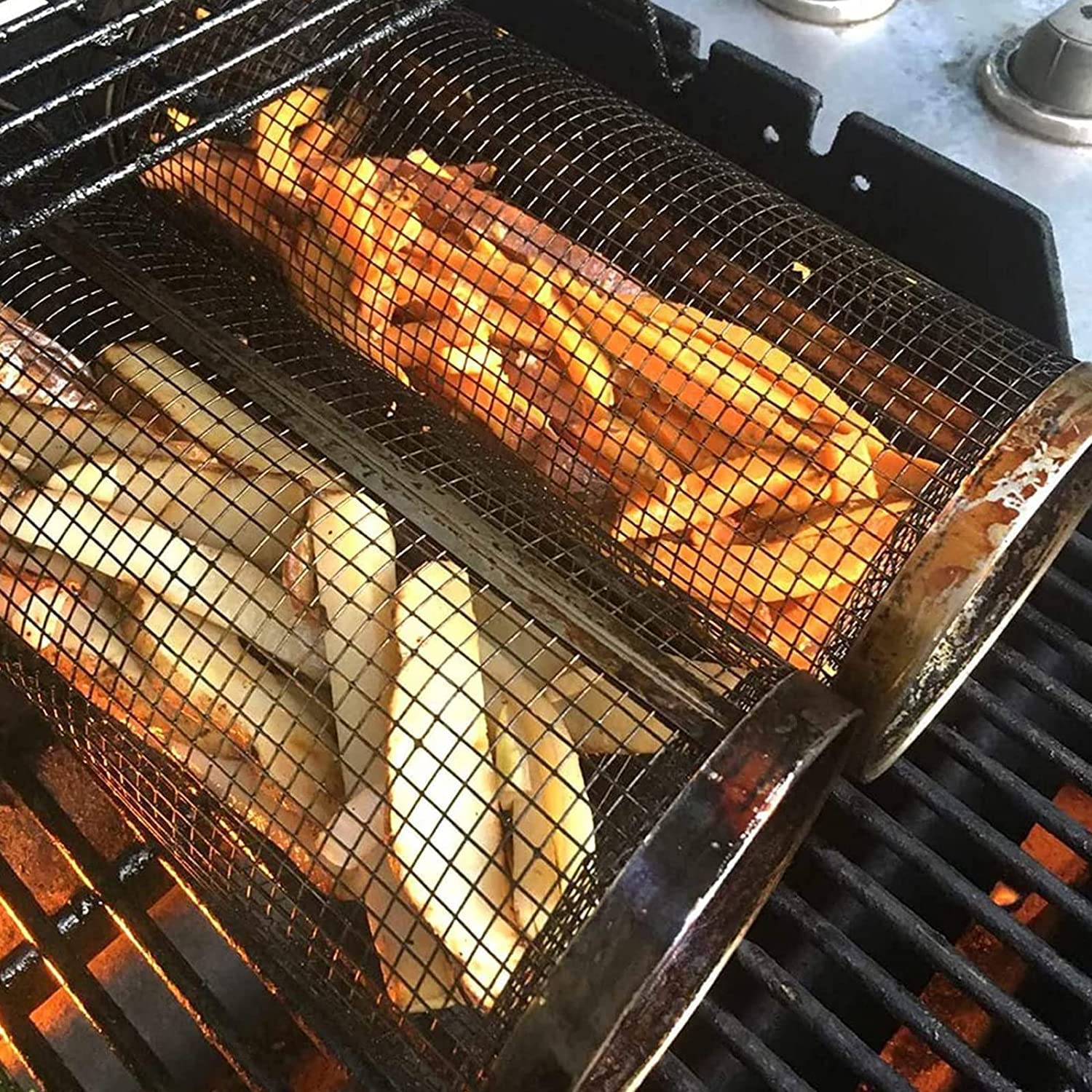 Grille de barbecue portable en acier inoxydable