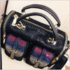 Sac à main en paillette irisée avec strass