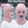 Masque chaud Bonnet chaud coupe-vent avec écharpe