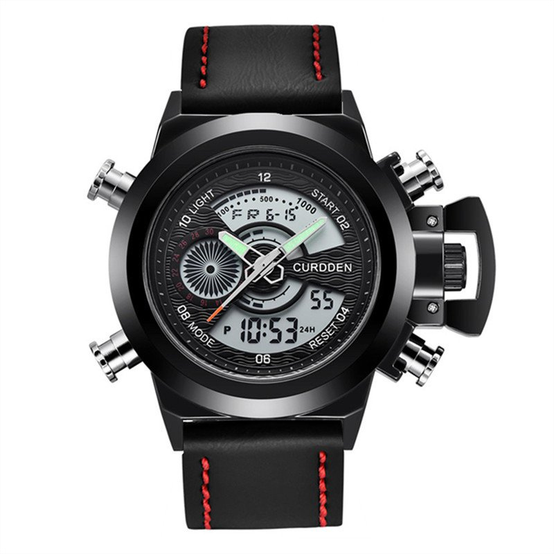 Montre chronographe de mode à double heure