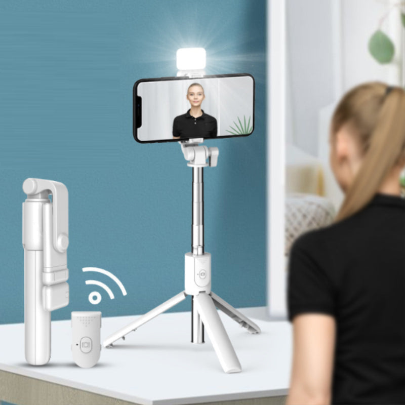 Selfie Pro | Support de téléphone portable sans fil Bluetooth 6-en-1