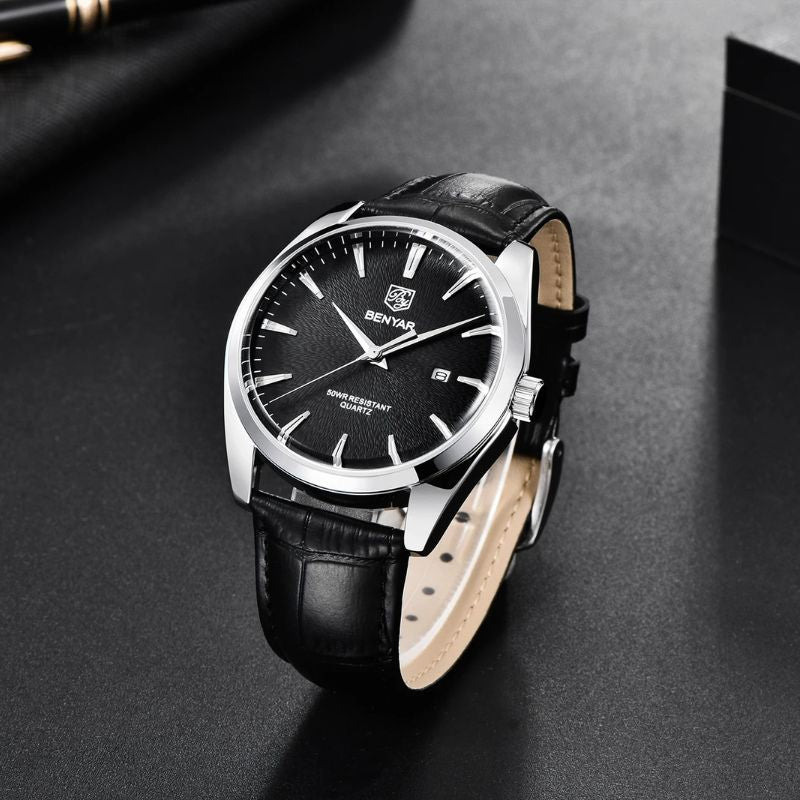 Montre d'affaires de luxe sophistiquée