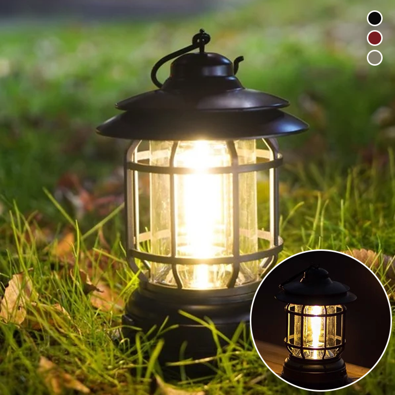LAMPY Lampe de camping rétro portable