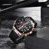Montre chronographe sport multifonction à quartz