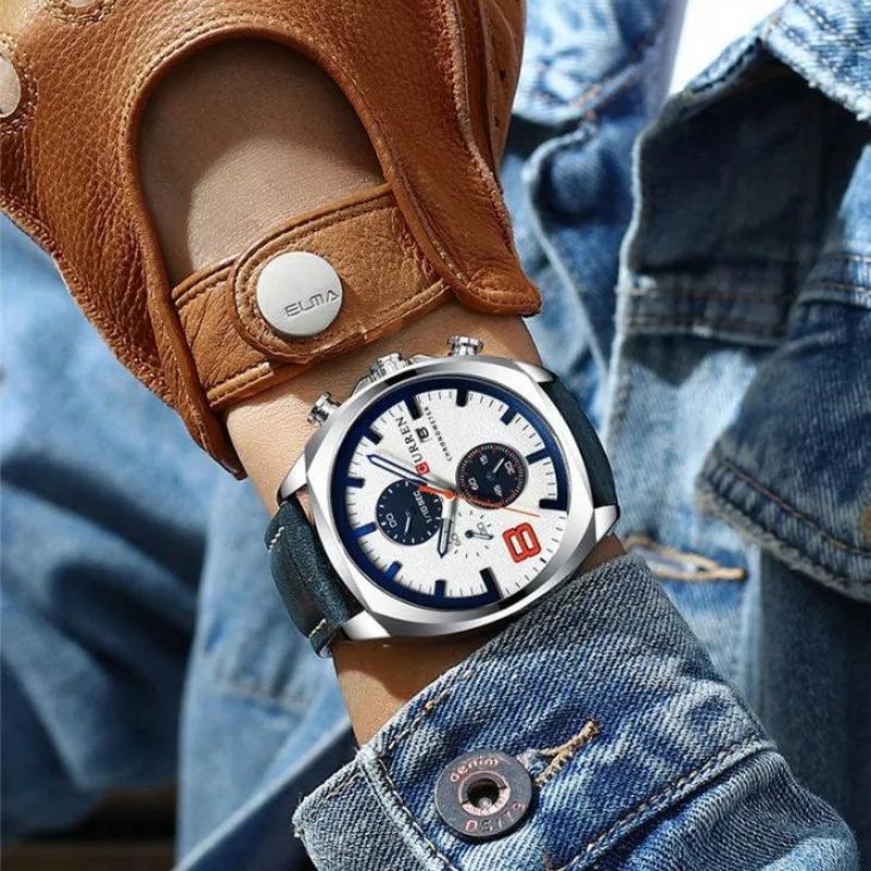 Montre militaire étanche à chronographe de sport