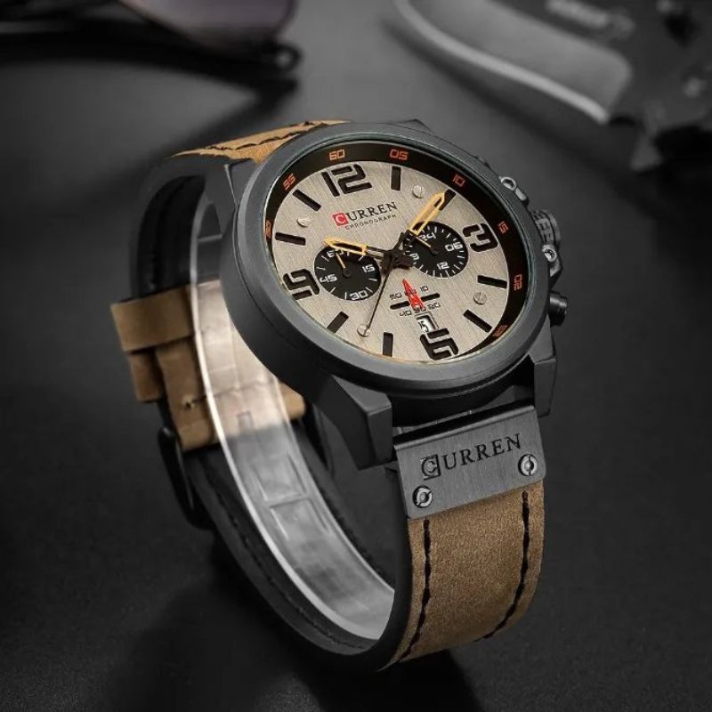 Montre à quartz mode et décontractée