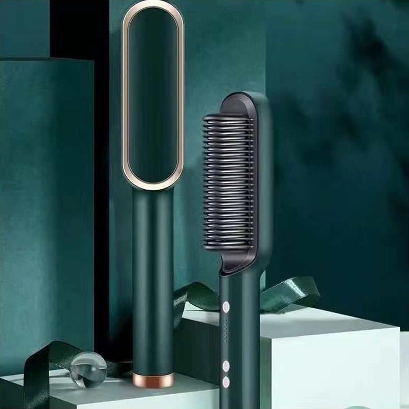 Fer à lisser et à friser électrique professionnel Straight Comb