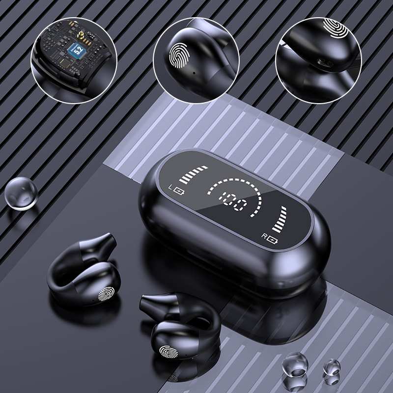 Casque d'écoute sans fil Bluetooth Beast Ear Clamp