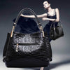 Sac en cuir de crocodile