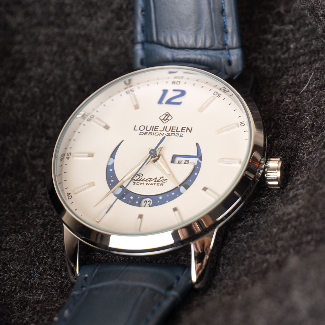 Elégante montre Moonphase