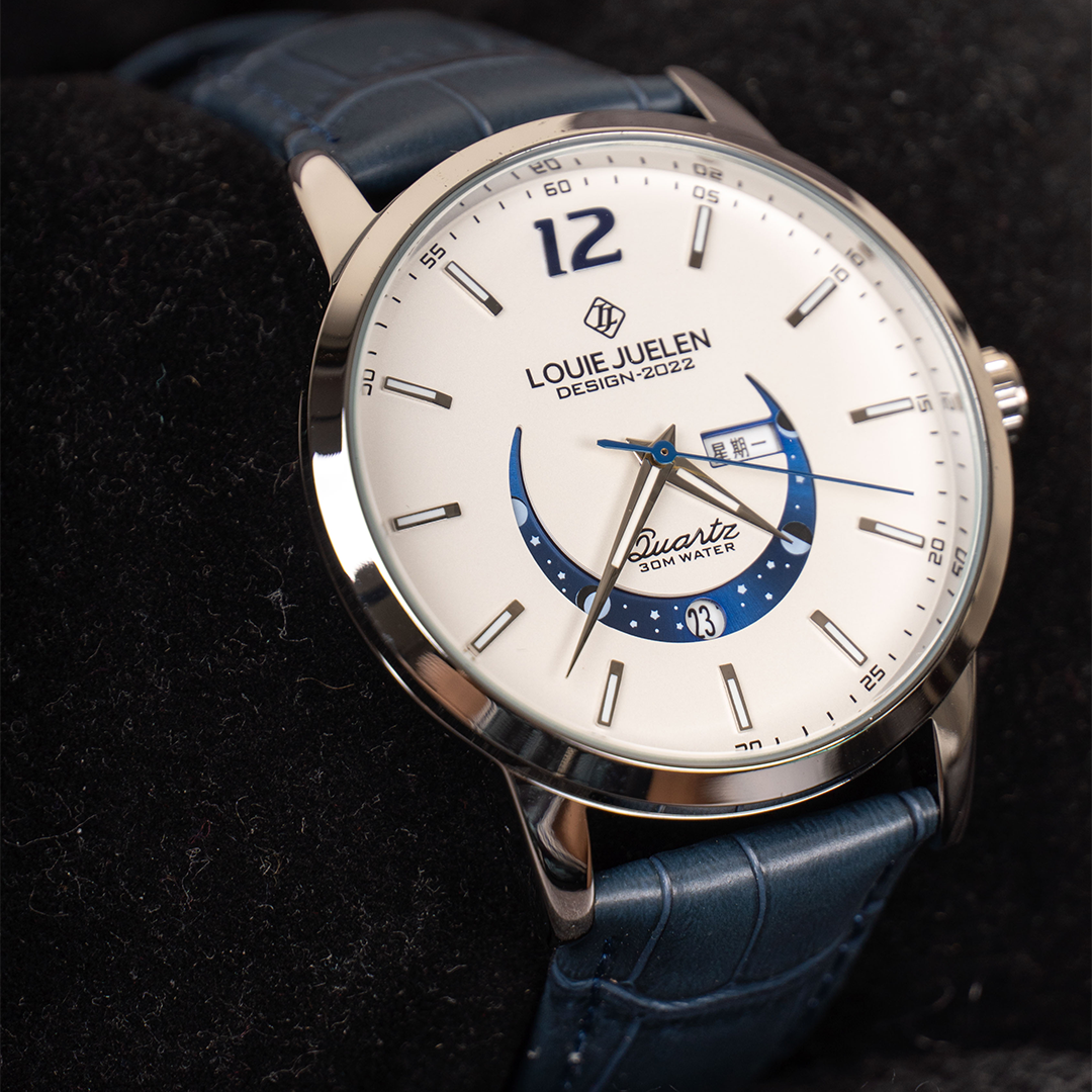 Elégante montre Moonphase