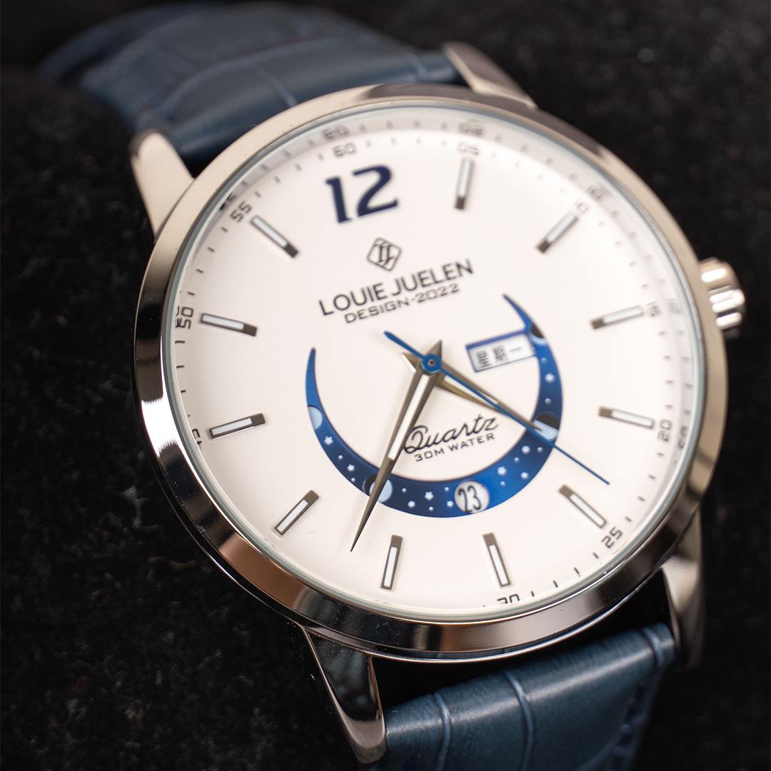 Elégante montre Moonphase