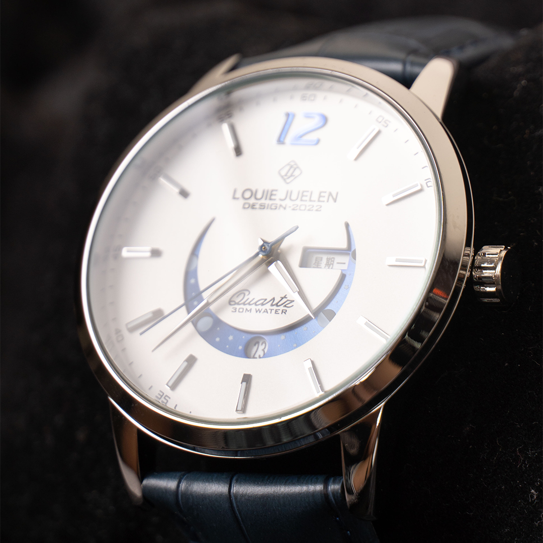 Elégante montre Moonphase
