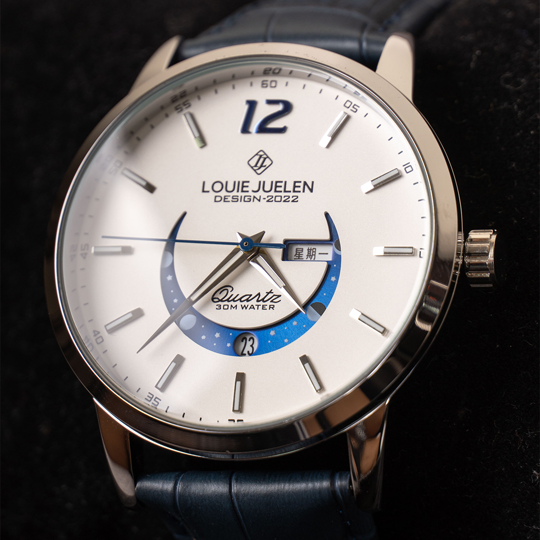 Elégante montre Moonphase