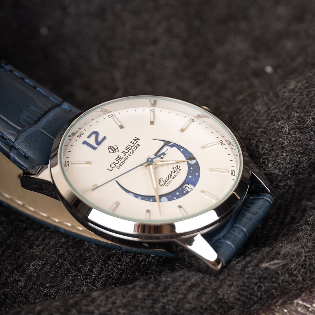 Elégante montre Moonphase
